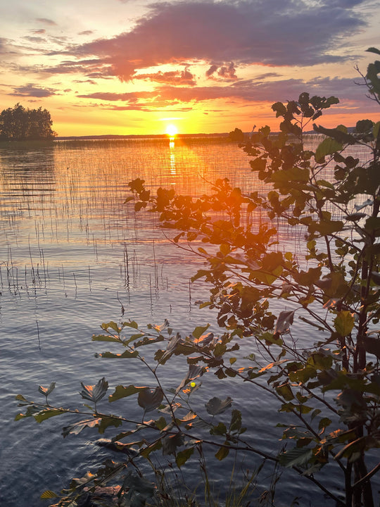 Auringonlaskun loistoa ja inspiraatiota – Korukombon synty luonnon väreistä